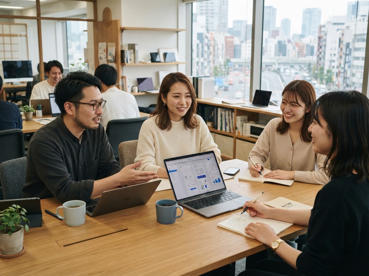 Lamfolio-日本国のデータ分析チームの取り組みを示すイメージ
